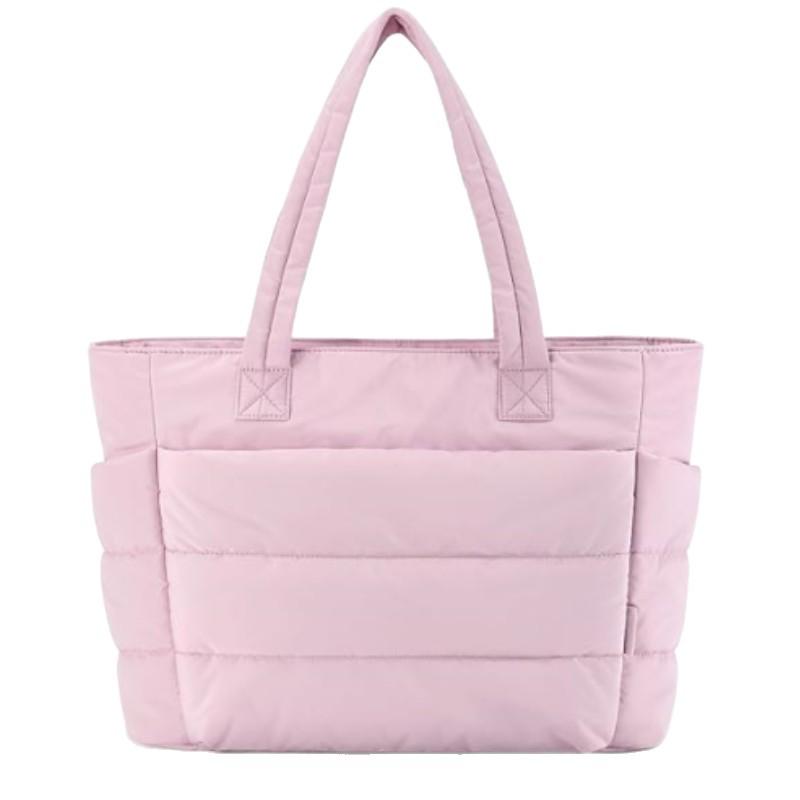 Women's Lightweight Puffy Tote: Large Capacity Travel & Laptop Bag