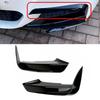 1 Pair Car Front Bumper Fangs Trim Air Vent Lid Cover For BMW 3 Series F30 F31 2012-2018 M Sport Fog Lamp Eyebrow Frame Cover