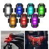 LED Strobe Light Motorcycle Wireless Warning Signal Beacon 7 Colors Rechargeable