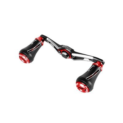 Custom Handle for Garcia Bait Reel Vertex 100mm for Both Left and Right Red Fishing Reel Custom Parts Handle Lightweight and Sturdy [DRESS]