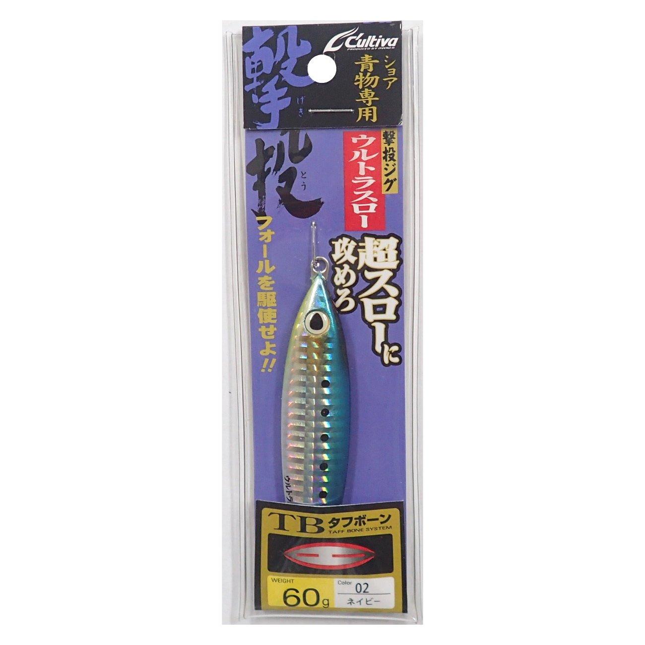 

OWNER Metal Jig Lure GJUS60 Shooting Jig Ultra Slow 60g Navy #2
