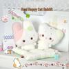 New Customer: Save 10 Yuan! Cute Fish Cake Kitten & Lucky Rabbit Plush Doll Set