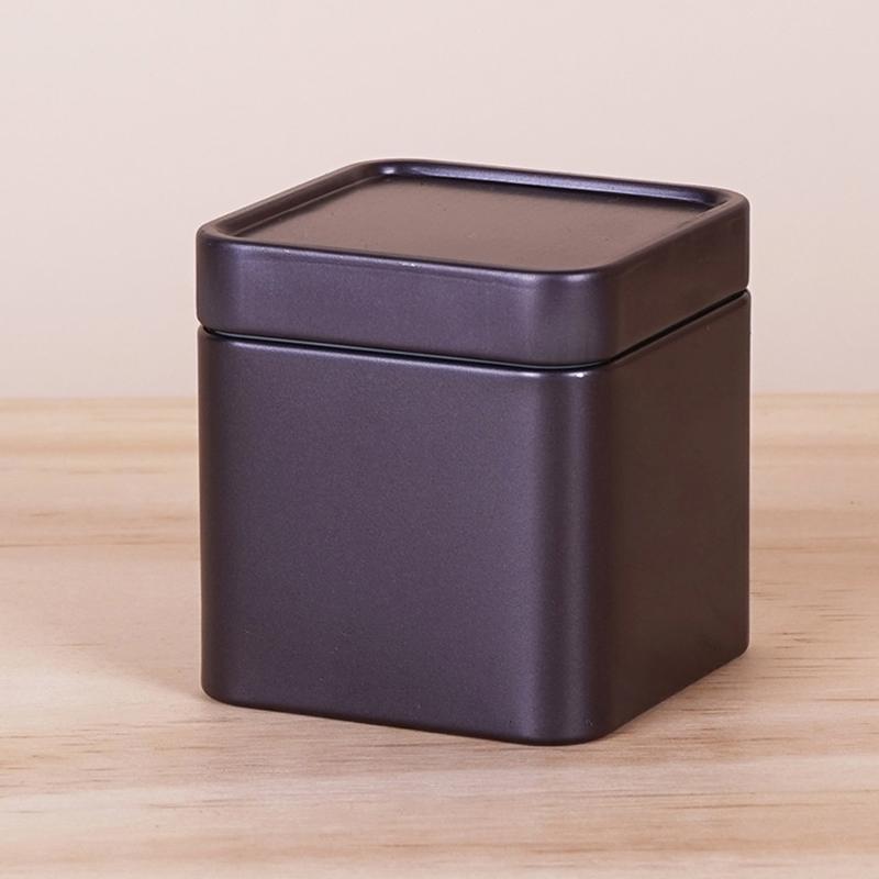 Sealed Black Tea Green Tea Packaging Box Flower Tea Cans Square Candy Cans