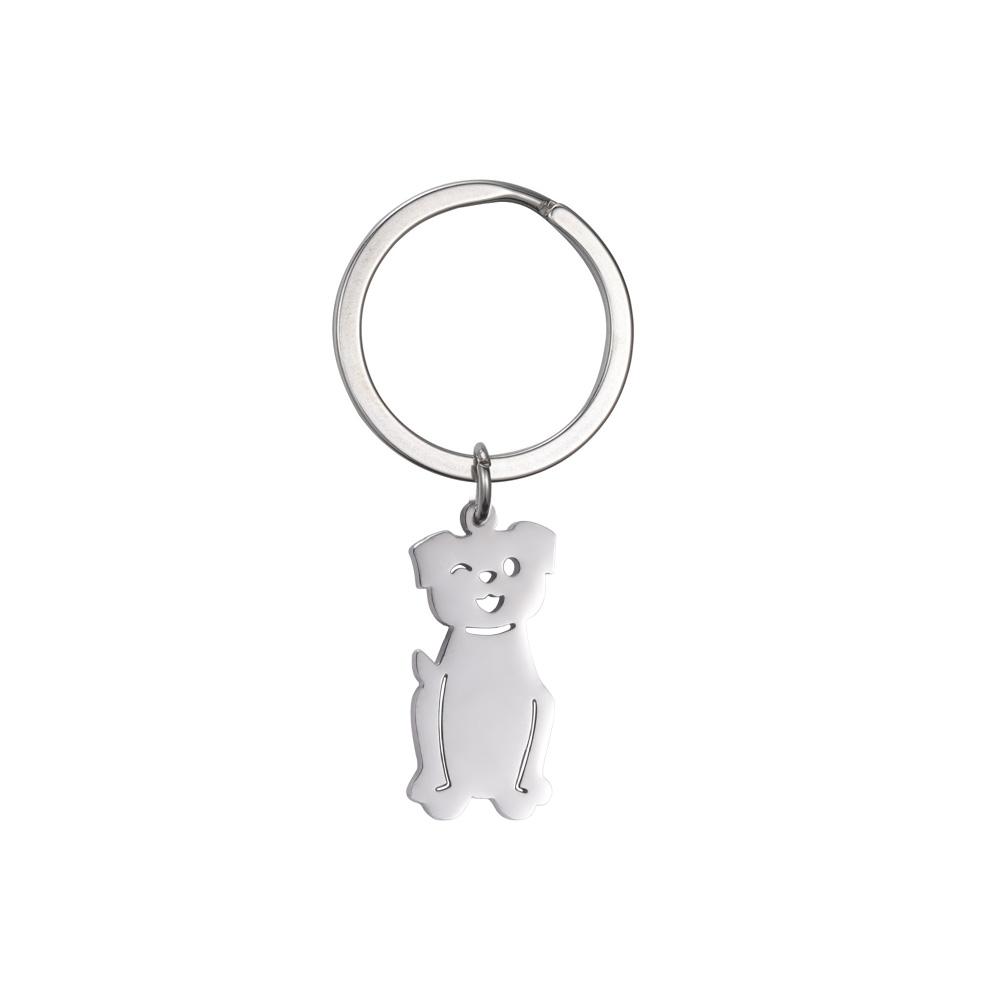 Personalized Keychain Custom Boy Girl Key Chain Family Mother Kid Child Gift For Woman Men Couple Stainless Steel Jewelry