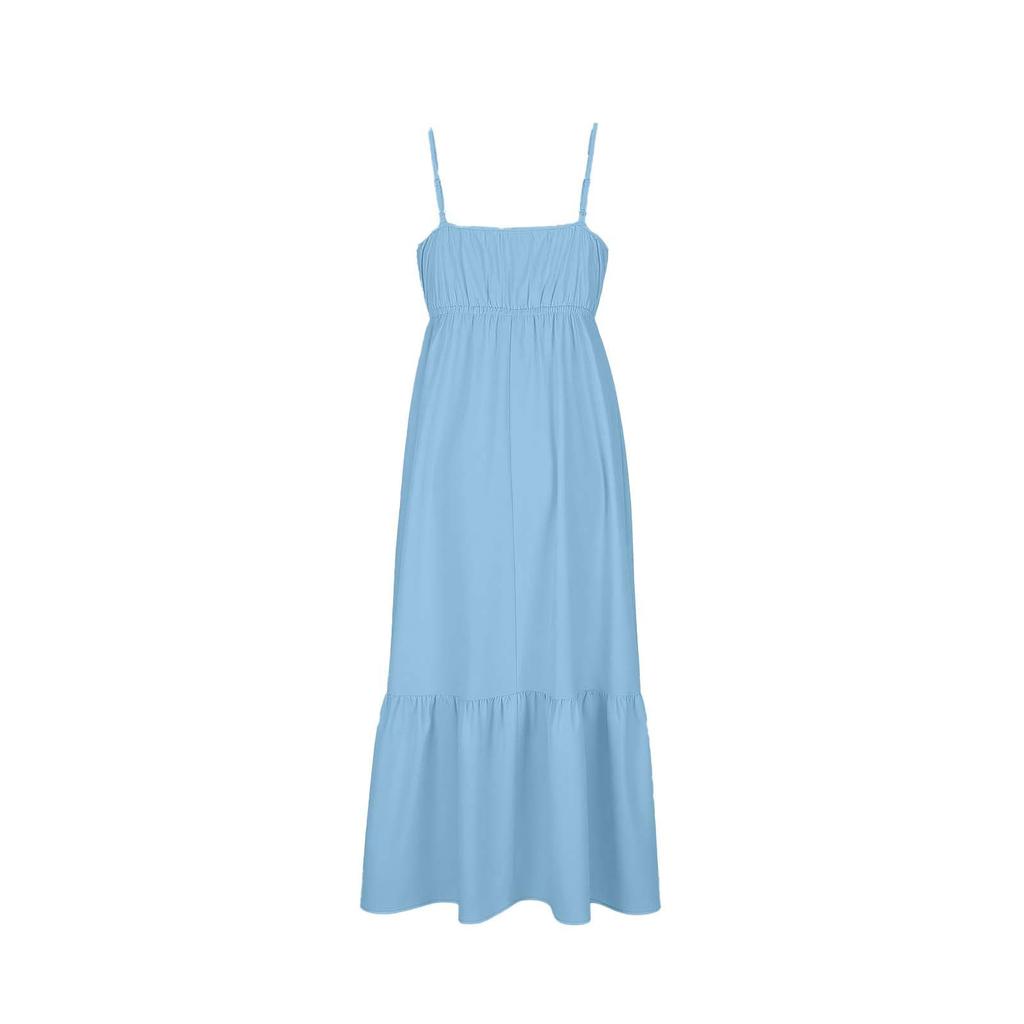 Lässiges und modisches Damenkleid, Langer Rock
