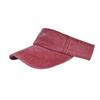 Unisex Korean Style Outdoor Washed Denim Baseball Cap with Sunshade