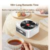 Portable Wireless Speaker Vintage CD Record Style BT5.3 Technology Speakers with Two Microphones Stereo Scene HiFi