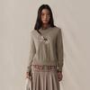 GREEN BELT Vintage Little Horse Jacquard Wool Sweater