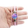 Bracciale KPop Cacciatore di Demoni Bracciale Cartone Animato Anime Cosplay Catena in Corda Intrecciata Ciondolo Accessori Moda Gadget per Fan