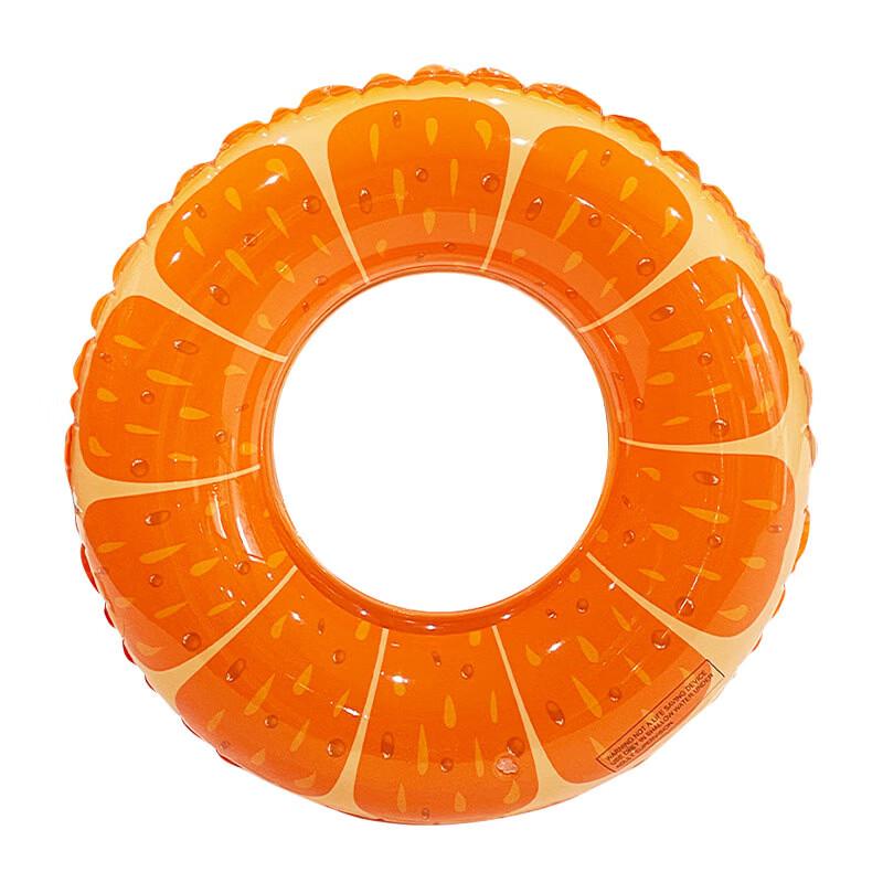 Adult Inflatable Orange Underarm Swim Ring Set