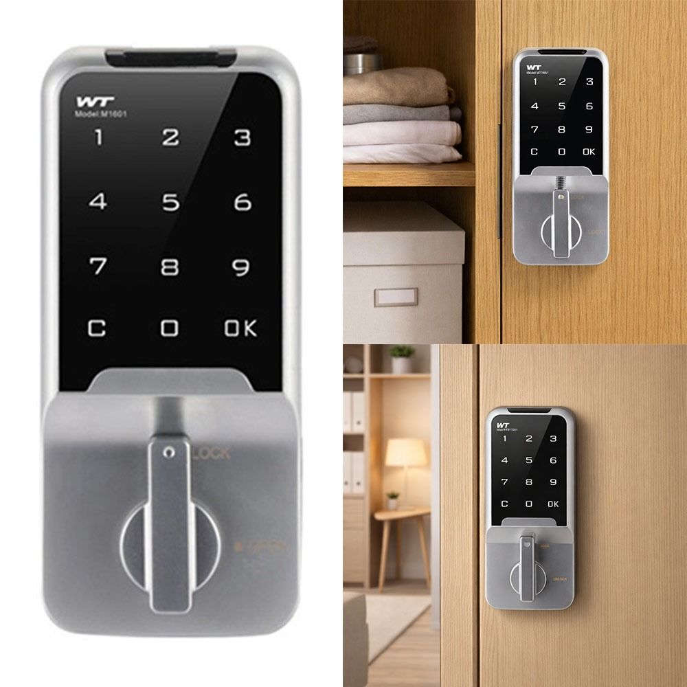 Touch Keypad Keyless Lock Digital Password Lock Smart Cabinet Lock Home Security