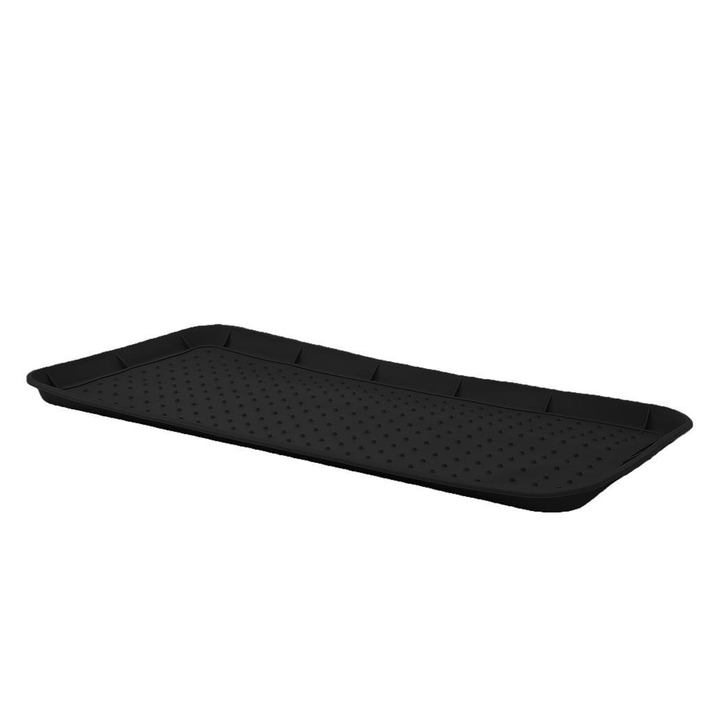 Silicone Shoe Tray with Lip Non Slip Heavy Duty Boot Mat   for Front Door Entryway Indoor Outdoor Use