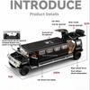 Scale 1:32 H2 Car Model Toy Doors Opened Pull Back High Simulation Miniature Off-Road Vehicles Models Metal Toys Hooby Gifts
