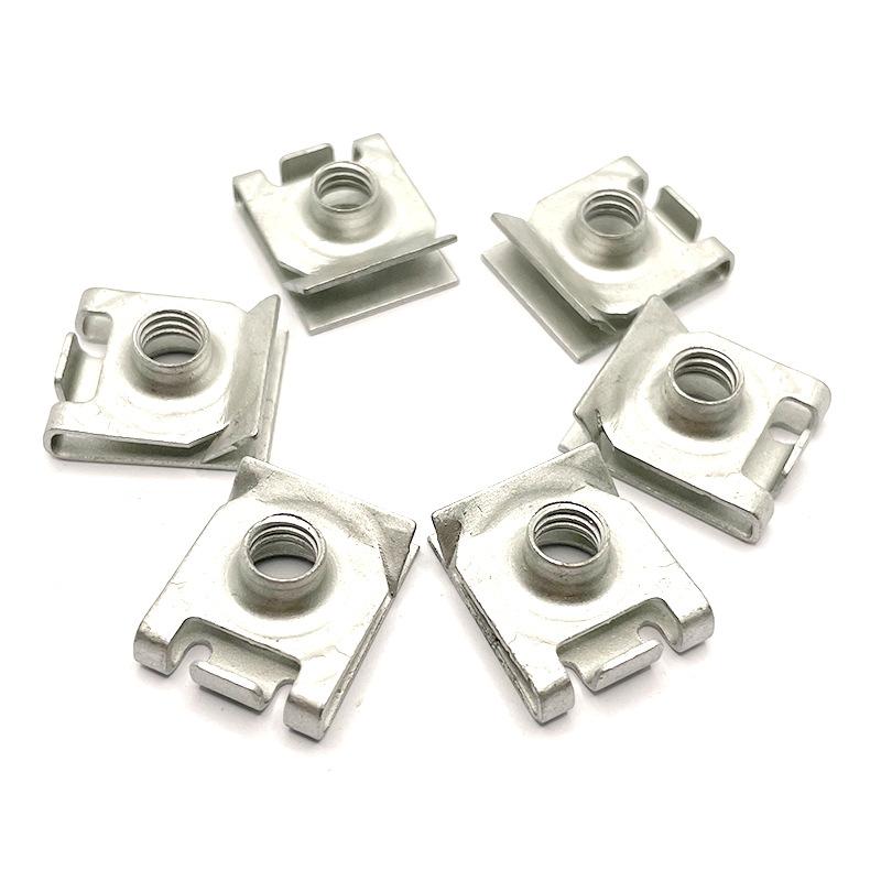 Car Metal Clips U-Type Fastener Screw Bases Auto Bumper Fender Trim Panel Fastener Anti-rust Protection Clip Screw Buckle