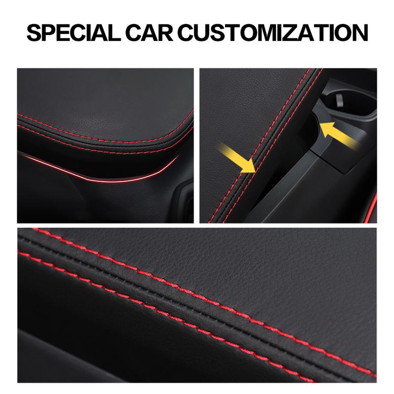 1PCS Car Armrests Box Cover Interior Decorative Accessories For Toyota RAV4 XA30 XA40 XA50 2006 2012 2013 2014 2015 - 2022 2023