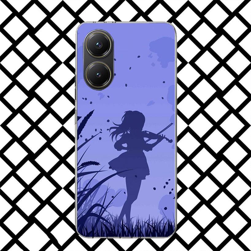 Music Violin Phone Case for Xiaomi Poco F7 Ultra X7 X6 X5 Pro X4 Gt M8 M7 Redmi 15 15C 13 13C 12 12C Soft Cover Fundas Poco F7 U