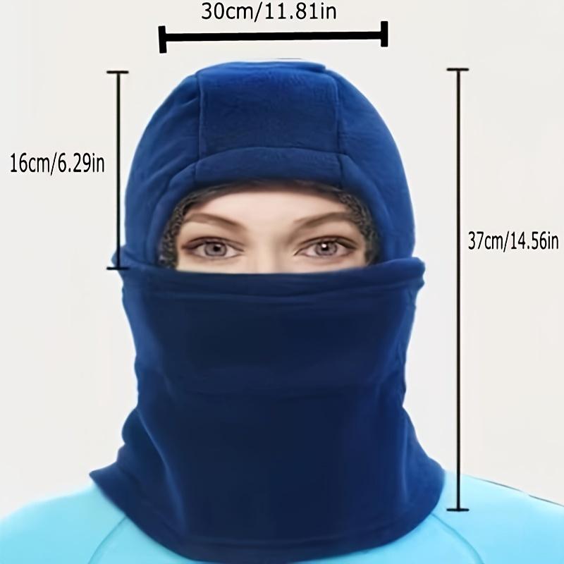 1 buc căciulă din lână de iarnă în aer liber, căciulă de schi îngroșată pentru sport, mască caldă pentru acoperirea capului, căciulă de protecție pentru gât pentru ciclism, căciulă de protecție a feței pentru unisex