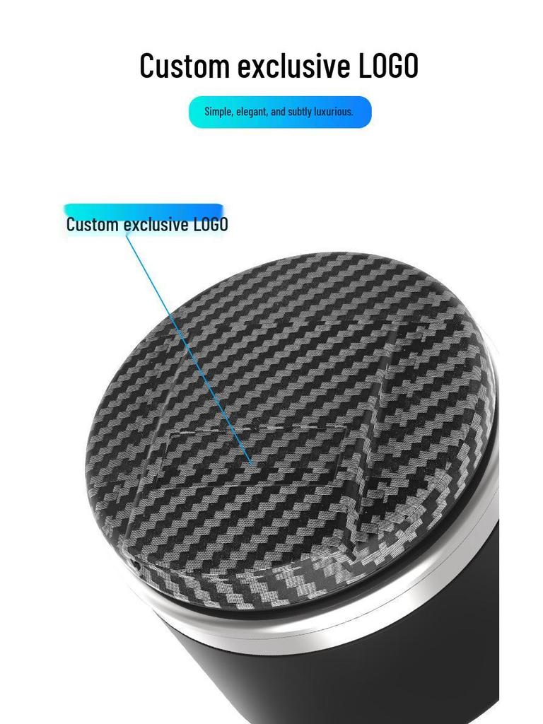 Compatible Ashtray for Lynk & Co Models 03, 09, 01, 06, 05, 02, ZERO - Features Cover & LED Light