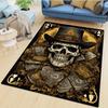 Skull Print Rug - home decoration Carpet For Living Room Bedroom Flooring Computer Chair Area Rug