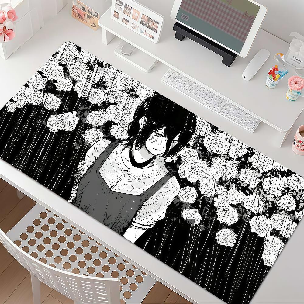 Adventure anime characters R-Reze Mouse Pad Square Office Gaming Desk Mat Waterproof Non-Slip Rubber Decorative