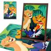 Full Round Diamond Painting The Mischievous Little Simba At The Picnic Art Rhinestone Picture Mosaic DIY 5D Cross Stitch Embroidery Home Decoration