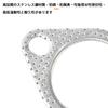 Muffler Turbo Exhaust Metal Ceramic Motorcycle Engine 2mm Thick Gasket, 60, Gasket, Gasket, Flange, Ring, Muffler, Cover, Universal,