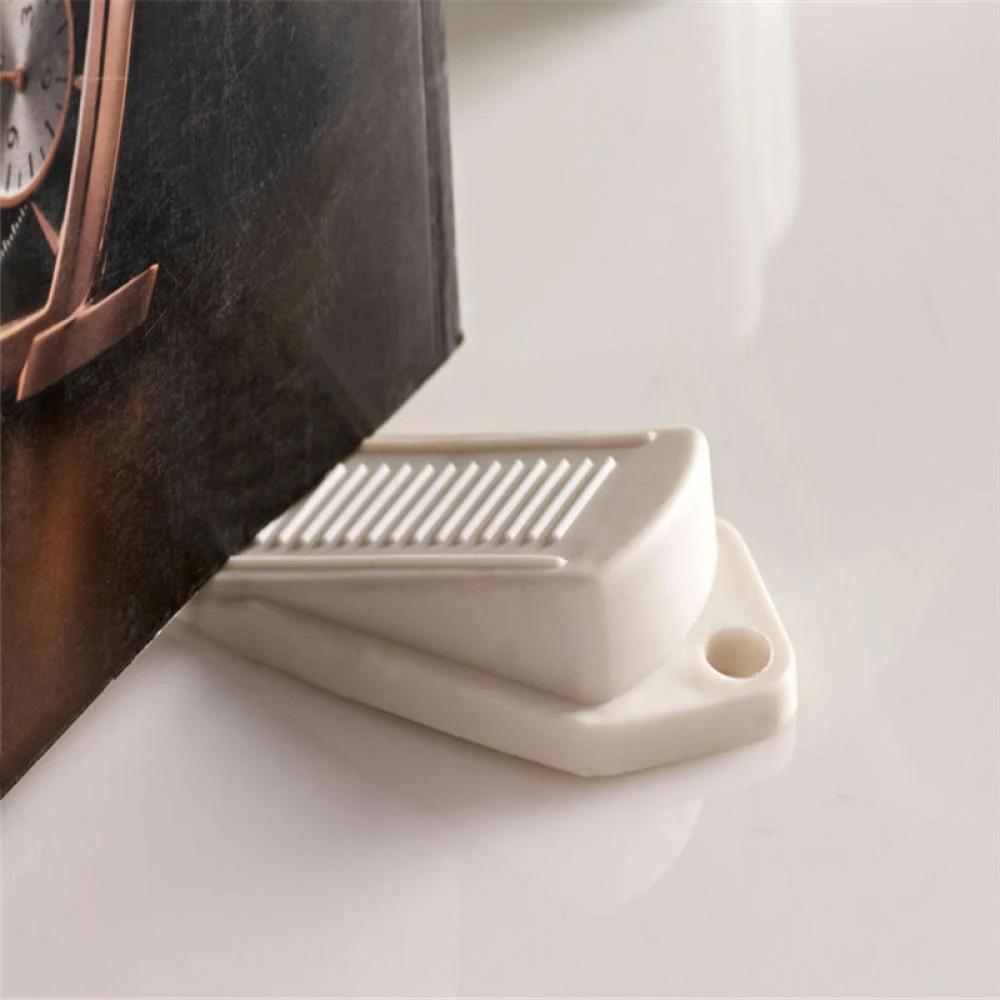 2pcs Rubber Wedge Door Stop Convenient Mouse Design Door Stop Stopper Holder Guard Baby Safety Protector Home Office Door Stops