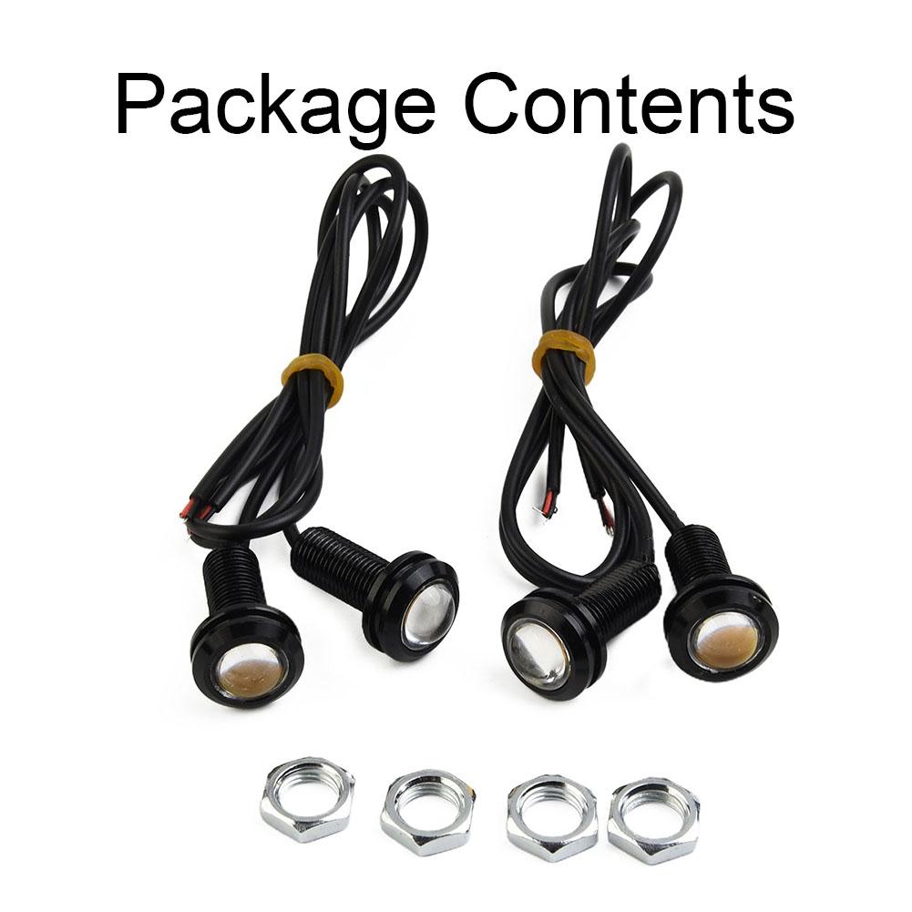 4X LED-Amber Flashing-Light Bar Car Truck Hazard Recovery Strobe Lamp Parts Set