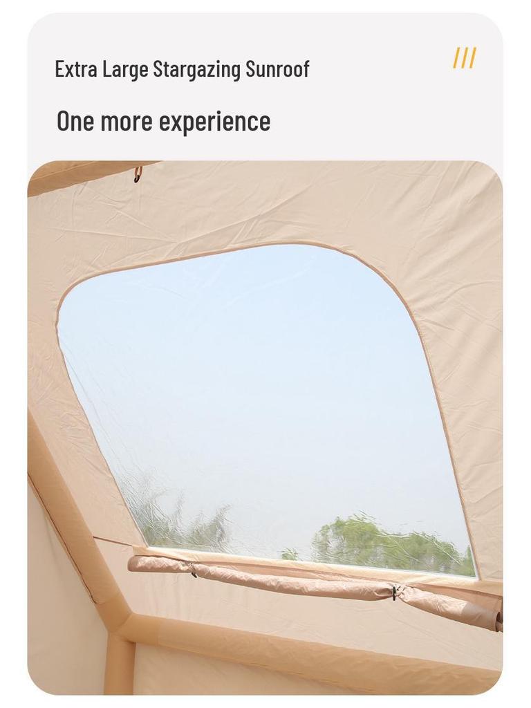6.3 sqm Home Use Automatic Inflatable Tent, Oxford Cloth for Camping