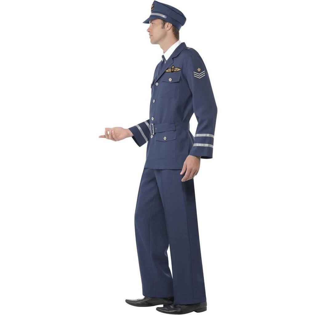 Smiffys Mens WW2 Air Force Captain Costume Set