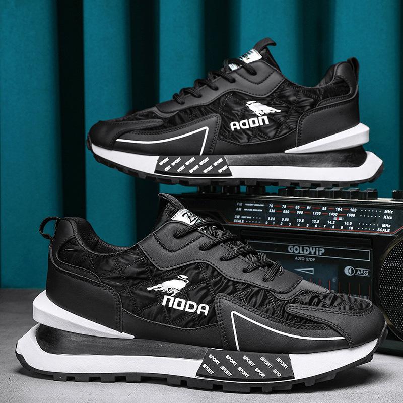 

Men s shoes 2025 new fashion platform heightening sports and leisure dad trendy shoes men s autumn Forrest Gump running shoes 44