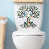 Tree of Life Toilet Cover Sticker Waterproof Toilet Lid Tank