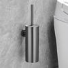 Stainless Steel Bathroom Toilet Brush Holder Accessories Black Toilet Brush Wall Mounted WC Cleaner Brush FR07