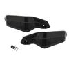Black ABS Motorcycle Windshield Handguard Cover Set