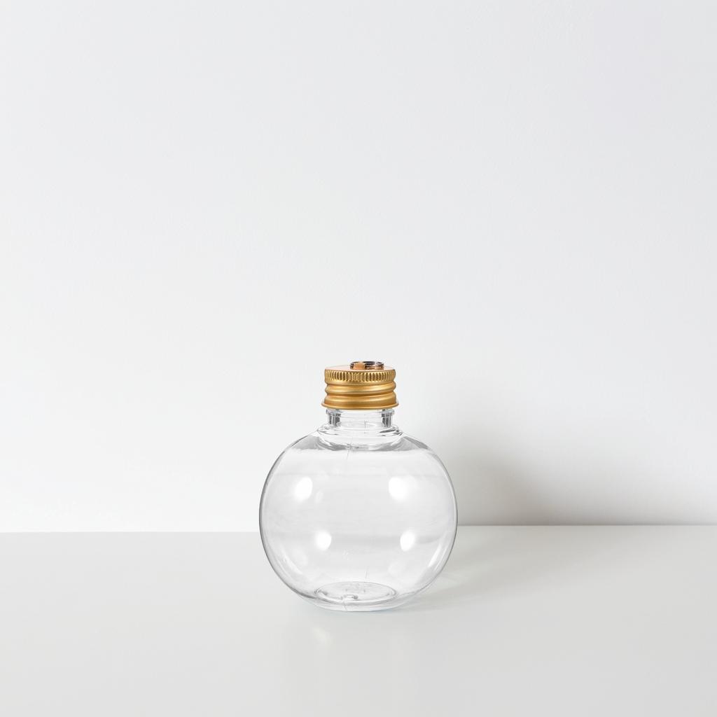 6pcs 150Ml Transparent Hanging Ball Bottles Clear Fillable Ornaments For Christmas Wedding Party Diy Drink Decorations Reusable