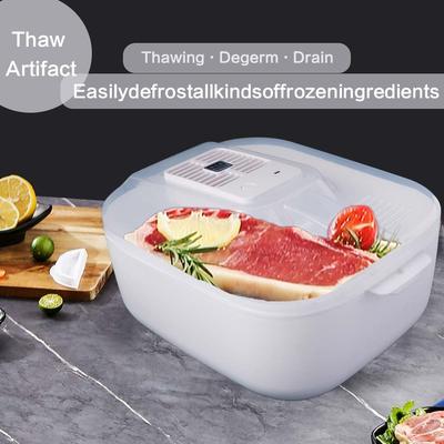 4 In 1 Electric  Defroster Food Quick Defrosting Tool Atomized Defroster Plate  Household Kitchen