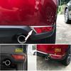 Chrome Rear Fog Lamp Light Cover Trim Fit For Mazda CX-5 CX5 2017 18 19 20