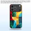 Colorful Arc Pattern 2D Phone Case for iPhone 17 16 15 14 13 12 11 X XR XS Max Pro 8 Plus Glass Protective Cover