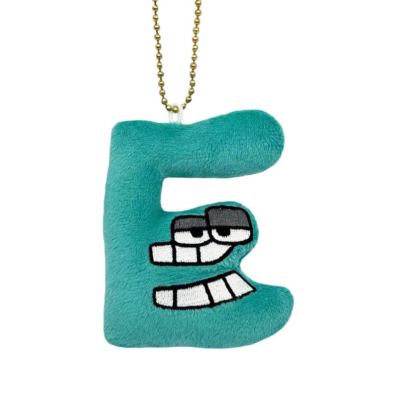 Alphabet Lore Soft Plush Toy Keychain Pendant Stuffed Doll Xmas Birthday Gift