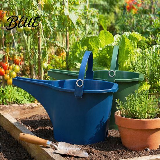 Home Gardening Supplies for Potted Plants 2.1Gal Plastic Watering Can Plant Can with Widened Spout Ergonomic Container Greenhouse Hands-Free