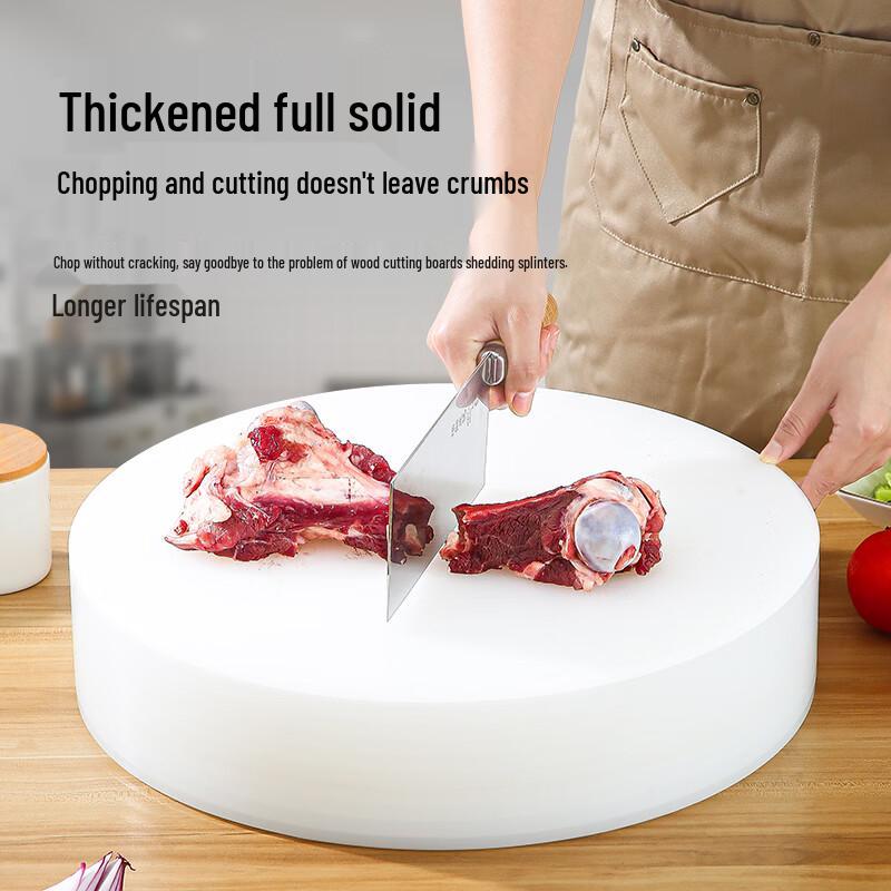 Commercial Round PE Cutting Board 40x40x10cm