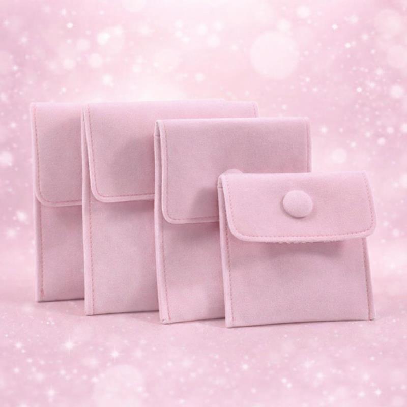 1pcs Jewellery Pouch Packaging Bag Soft Velvet Gift Bracelet Necklace Earrings Rings Storeage Custom Logo