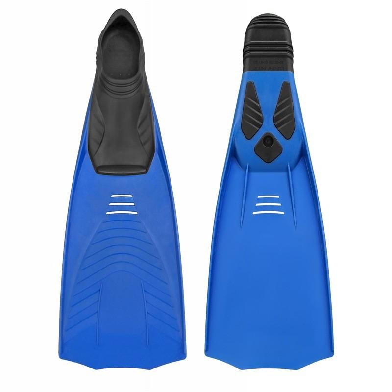 Adult Open Heel Swim Fins Snorkeling Freediving Mid-Length Professional Diving Gear Black White Yellow Orange Blue