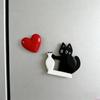 Hårsymbol Magnet Akryl Husdjursminnesmärke Kylskåpsprydnad Fin Skrivbordsväggdekor Hållare för Hår
