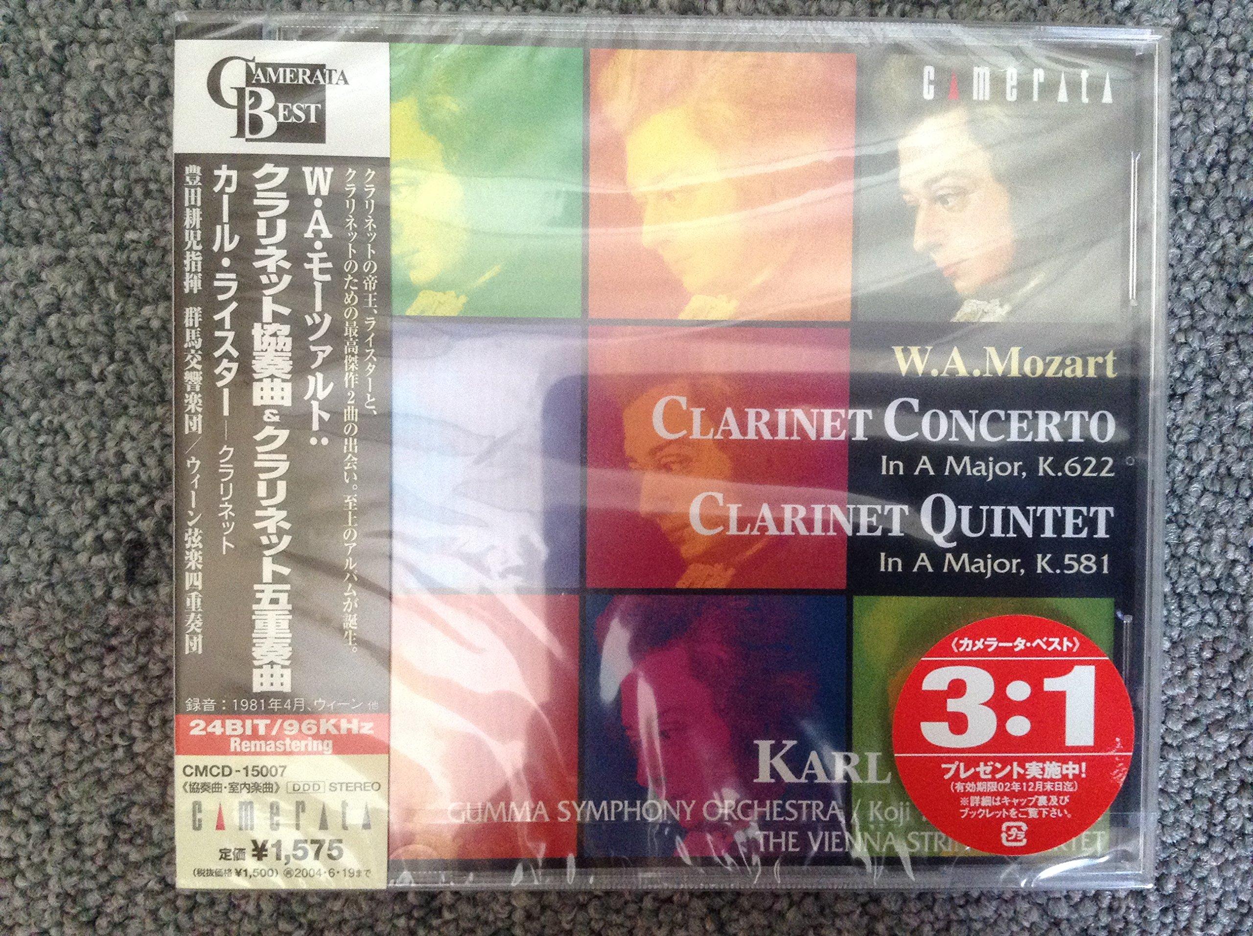 

Mozart: Clarinet Concerto & Clarinet Quintet