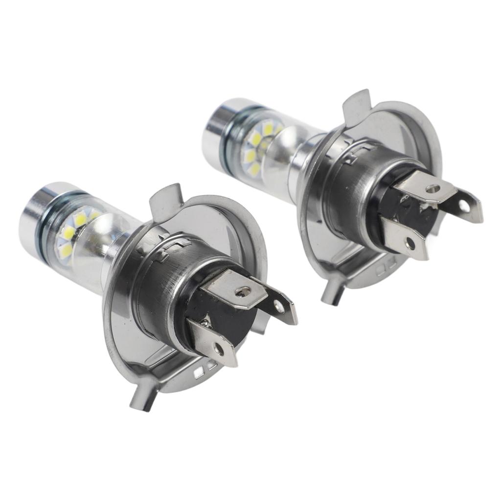 2x 8000K High Power H4 HB2 COB LED Fog Driving Headlight Light Bulb White