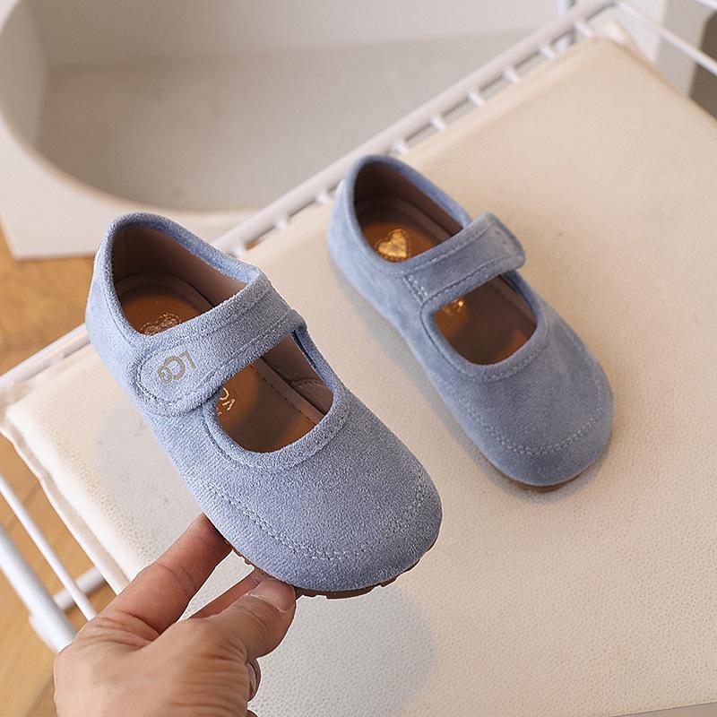 French-Style Girls' Leather Matte Princess Shoes - Spring/Autumn 2026 Korean Soft Sole Style