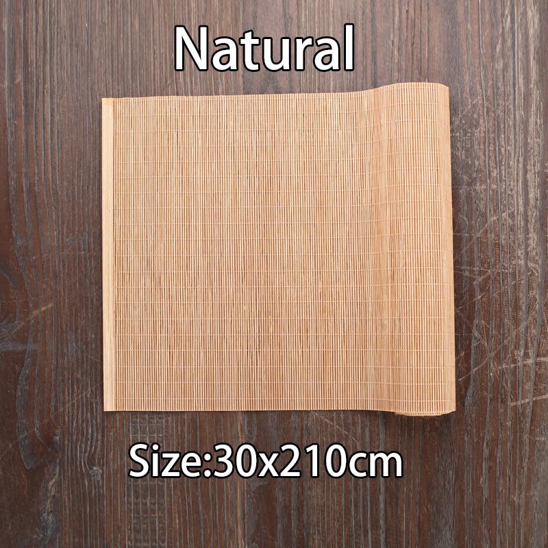 Natural Bamboo Table Runner Placemat Tea Mats Table Placemat Pad Ceiling Decor Home Cafe Restaurant Decoration