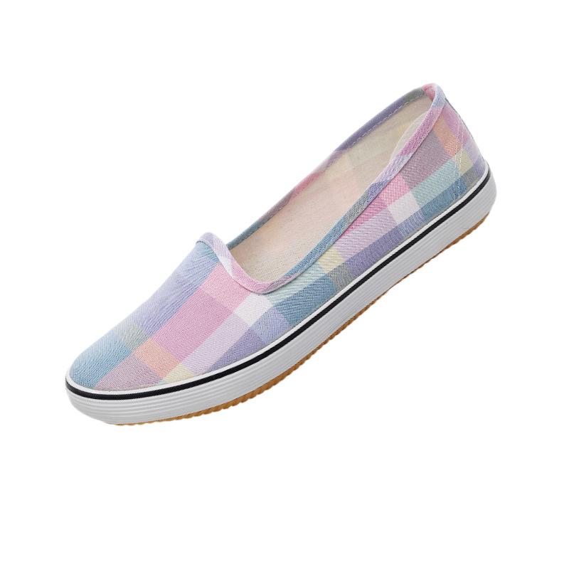 Spring and Autumn New Cloth Shoes Non-slip Soft Sole Beef Tendon Sole Women's Canvas Shoes Single Shoes