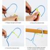 10Pcs Silicone Windproof Laundry Hanging Buckle Anti-slip Fixed Lock Hanger Clothes Hanging Organizer Hooks Outdoor Rack Clips